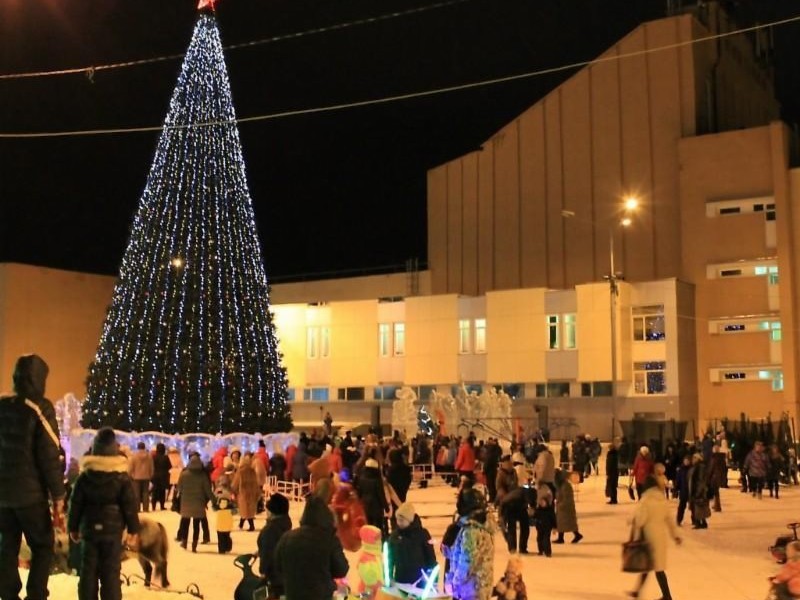 Открытие ледовых городков и ёлок в ЗАТО Железногорск.