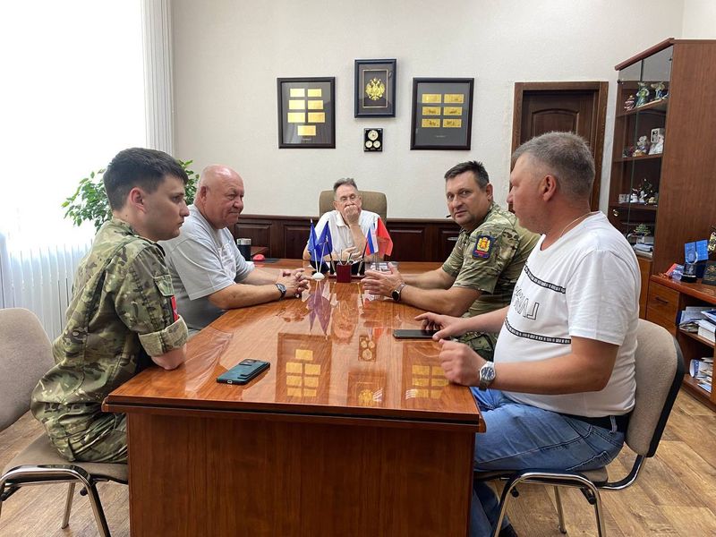 Визит лидеров Союза ветеранов СВО в ЗАТО Железногорск.
