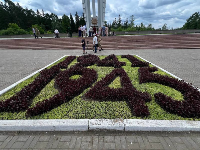 В Железногорске почтили память погибших в Великой Отечественной войне.